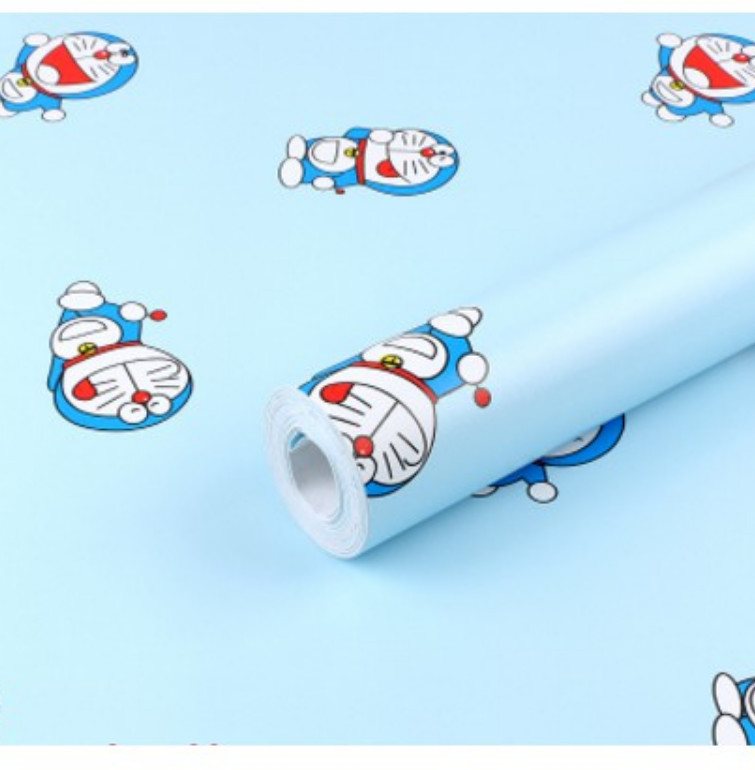 20M DECAL GIẤY DÁN TƯỜNG KEO SẴN KHỔ 45CM MẪU DOREMON TÍ HON