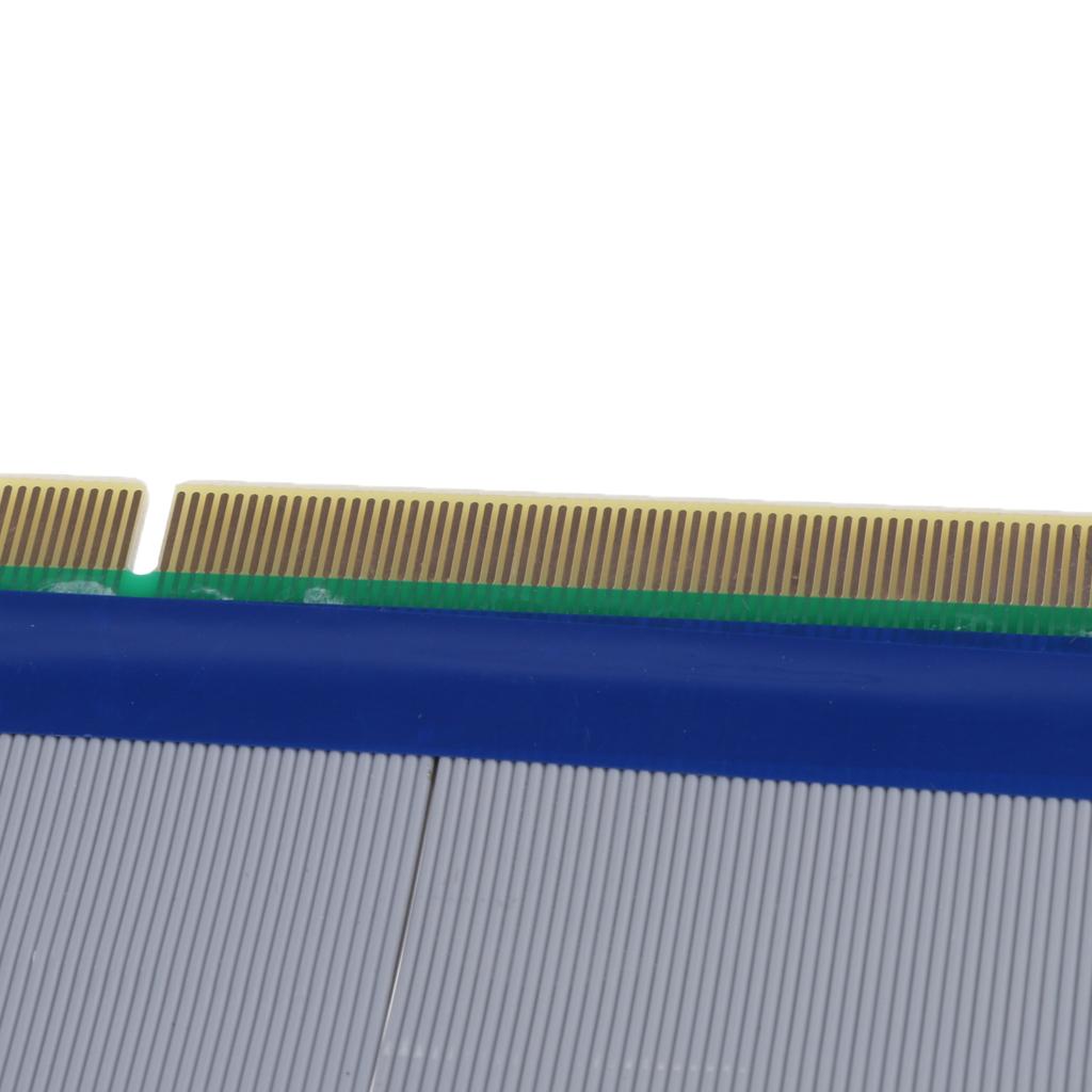 PCI- 8X-8X Slot Riser Card Extender Ribbon Flex Extension Cable