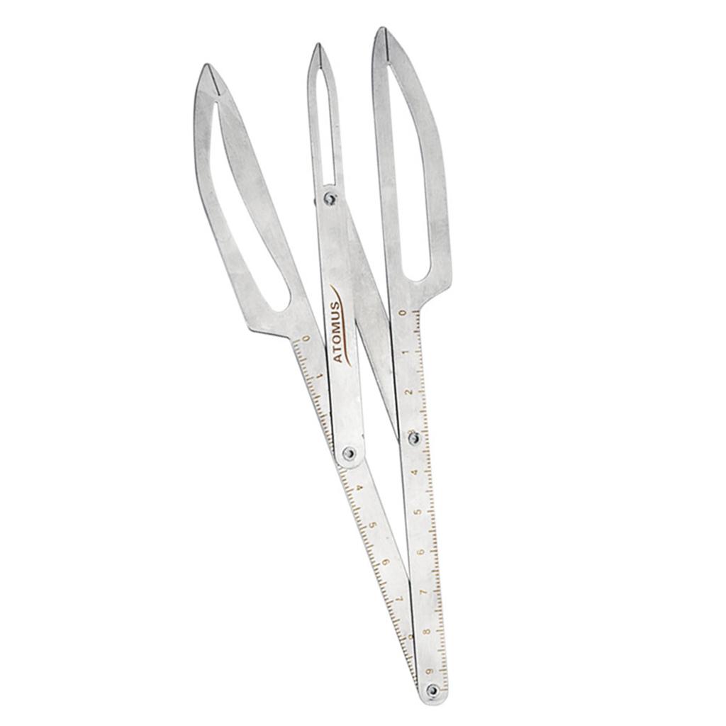 Stainless Caliper Microblading Tool Flexible Removable Ruler Arm Ratio Measure Caliper Ruler