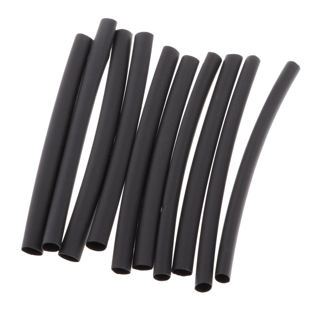 10 Pieces Heat Shrink Tubing Tube Sleeving Wrap Wire Cable Kit 4.5mm Black