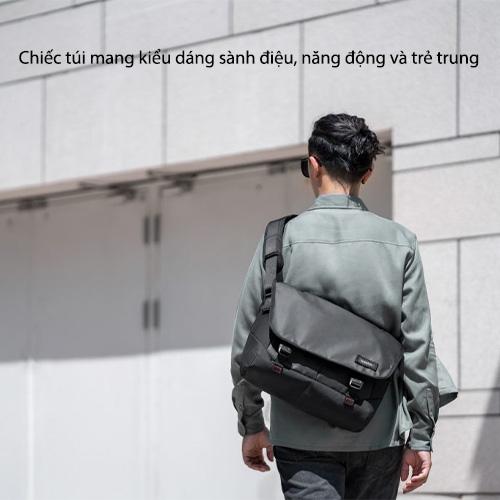 TÚI ĐEO VAI TOMTOC (USA) PREMIUM MESSENGER BAG COMMUTING &amp; TRAVEL 13/14/15/16-INCH chống nước - Hàng chính hãng