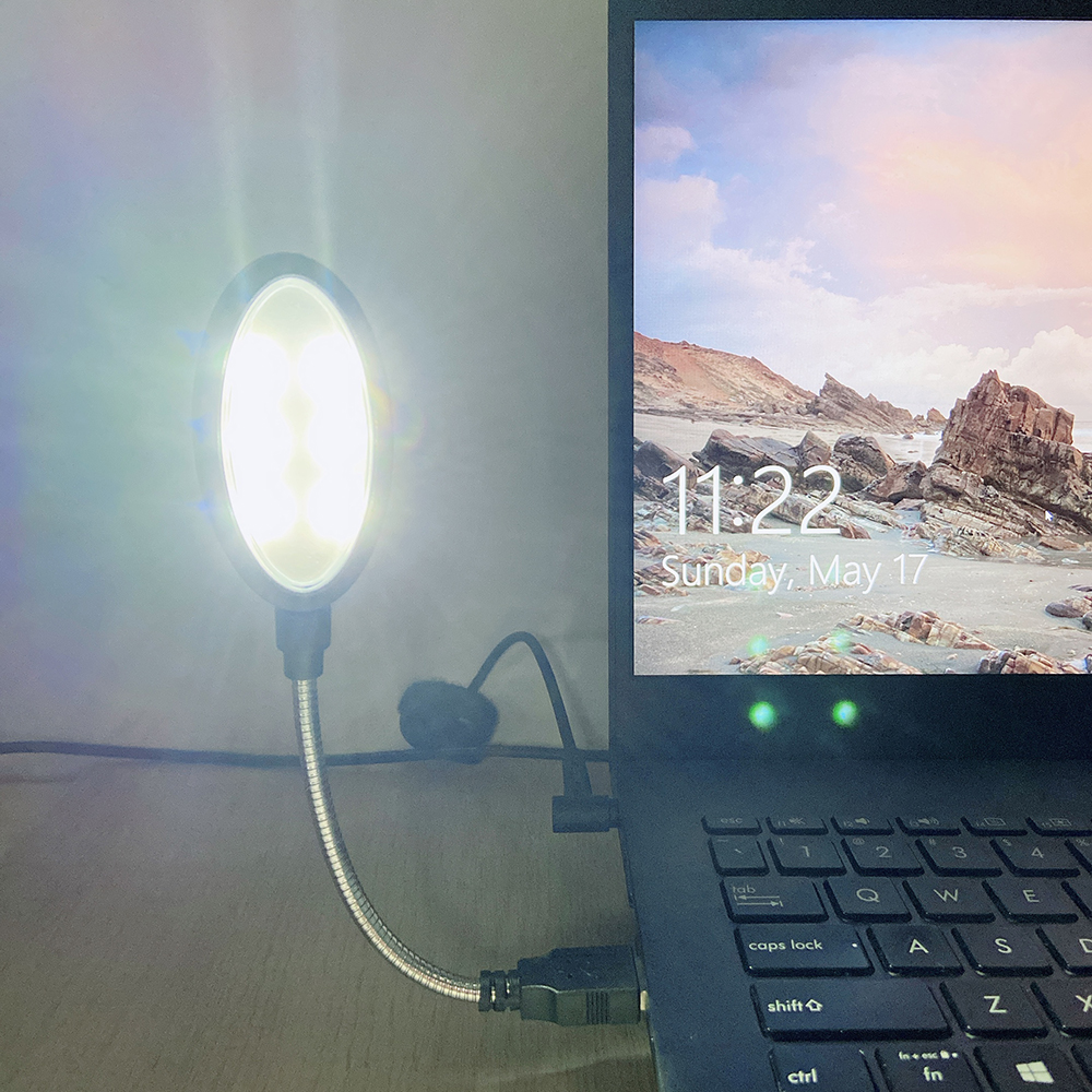 Đèn Led 6 bóng siêu sáng cắm nguồn USB thân hợp kim uốn dẻo