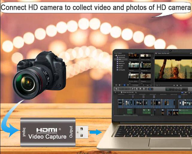 HDMI Video capture USB3.0 cho Máy ảnh ghi hình vào Máy tính Hội nghị trực tuyến