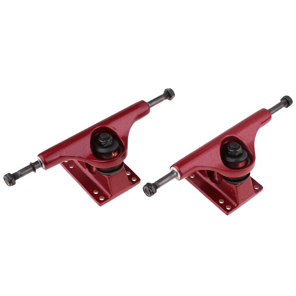 5 inch Aluminium Alloy Longboard Skateboard Trucks Impact Resistance