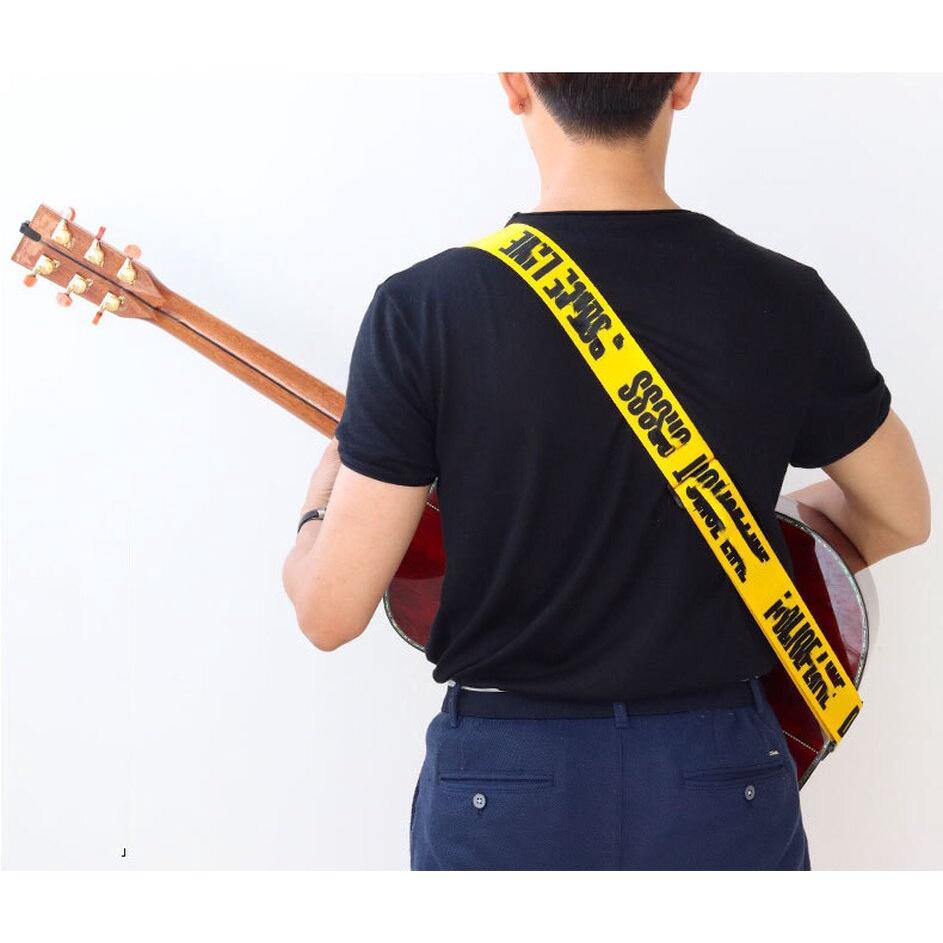 Adjustable Nylon Straps Nylon Guitar Strap for Acoustic Electric Guitar and Bass Multi-Color Guitar Belt Guitar Part Accessories