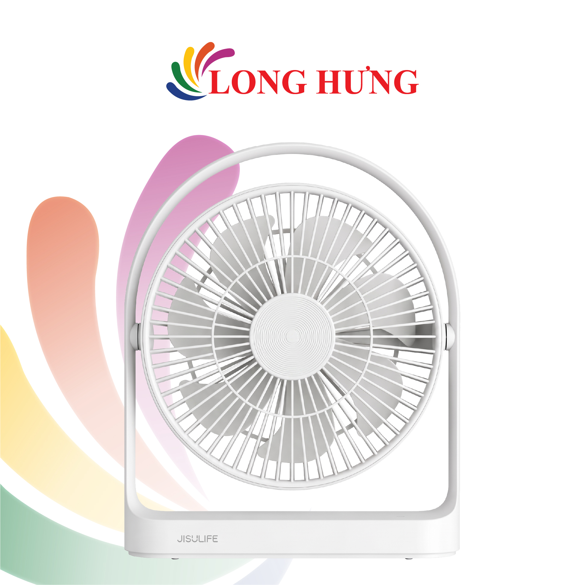 Quạt mini tích điện để bàn Jisulife Table Fan Life5 4000mAh - Hàng chính hãng