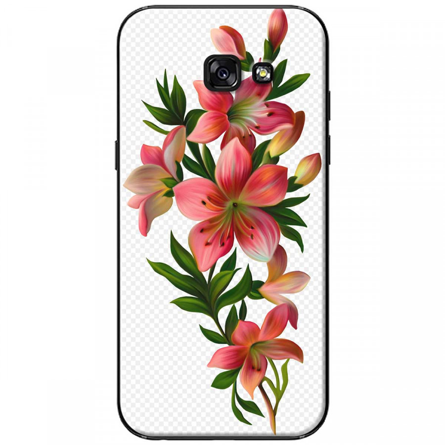 Ốp lưng dành cho Samsung A5 2017 Hoa sơn dầu