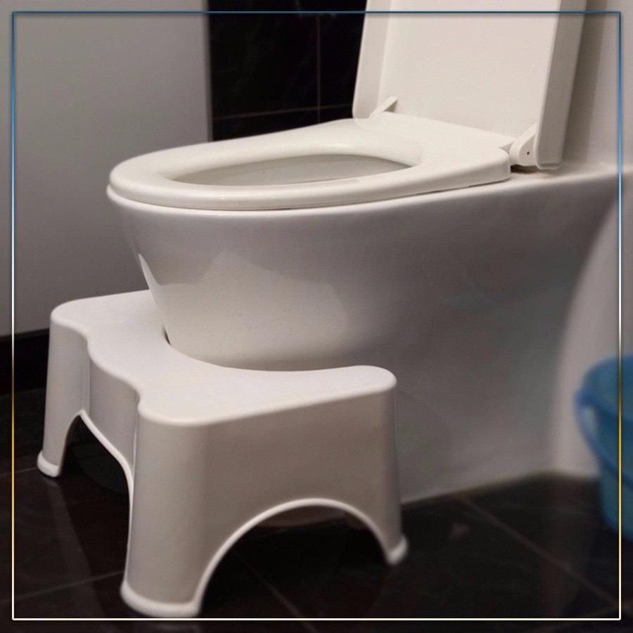 Ghế Kê Chân Toilet, Ghế Kê Chân Bồn Cầu Đi Vệ Sinh Chống Táo Bón Nhựa Việt Nhật