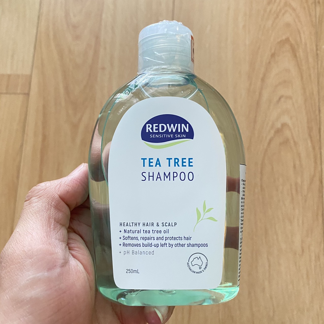 Hình ảnh Dầu gội phục hồi Redwin Tea Tree Shampoo 250ml - giảm ngứa, dưỡng ẩm, giảm khuẩn, nấm