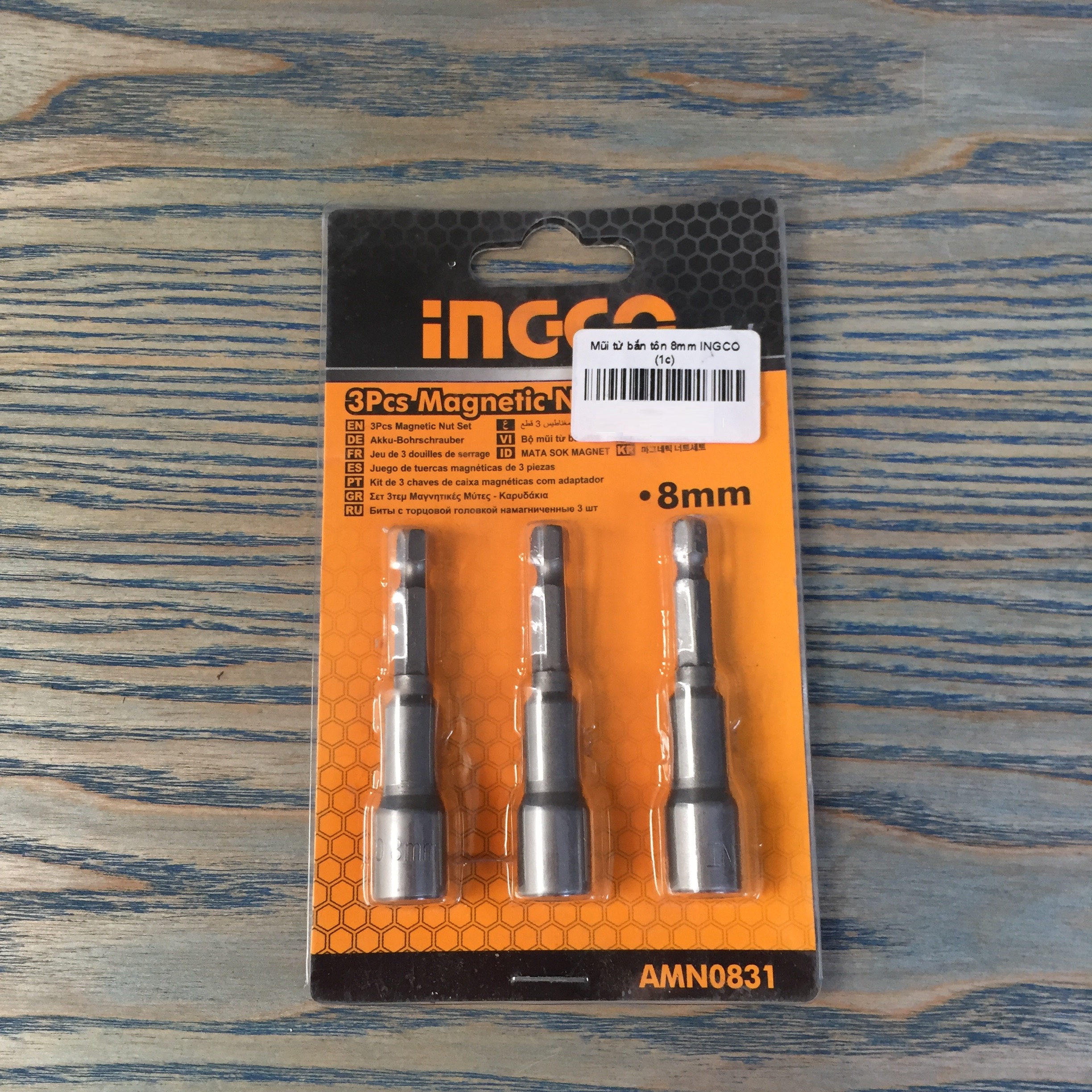 Bộ mũi từ bắn tôn 8mm INGCO AMN0831
