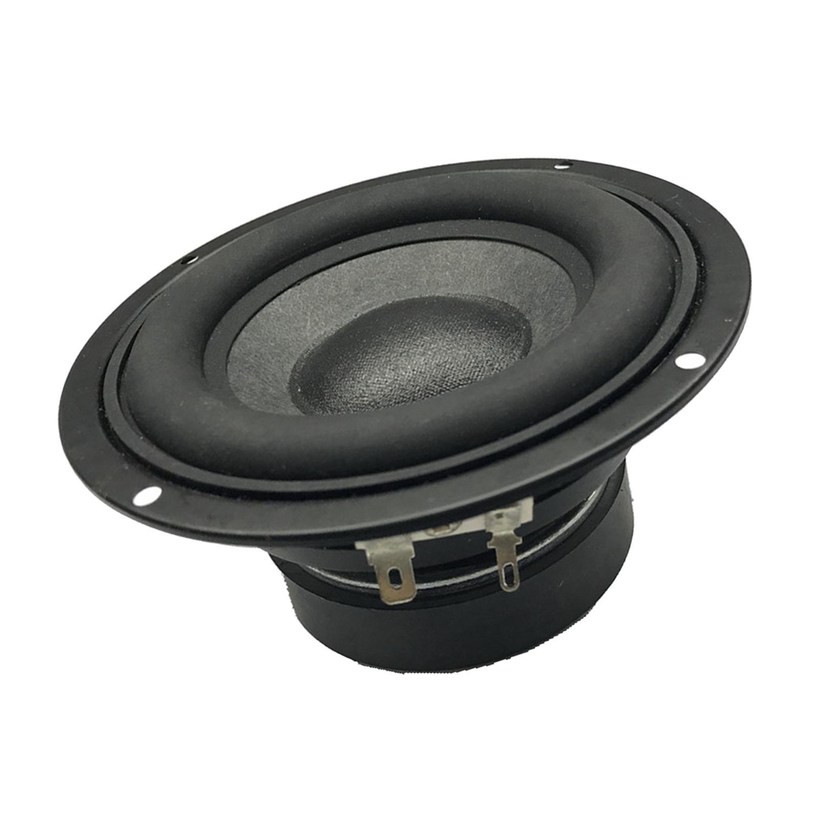 Mini Woofer Subwoofer Speaker Rubber Edge Stereo Low Noise for Car Travel