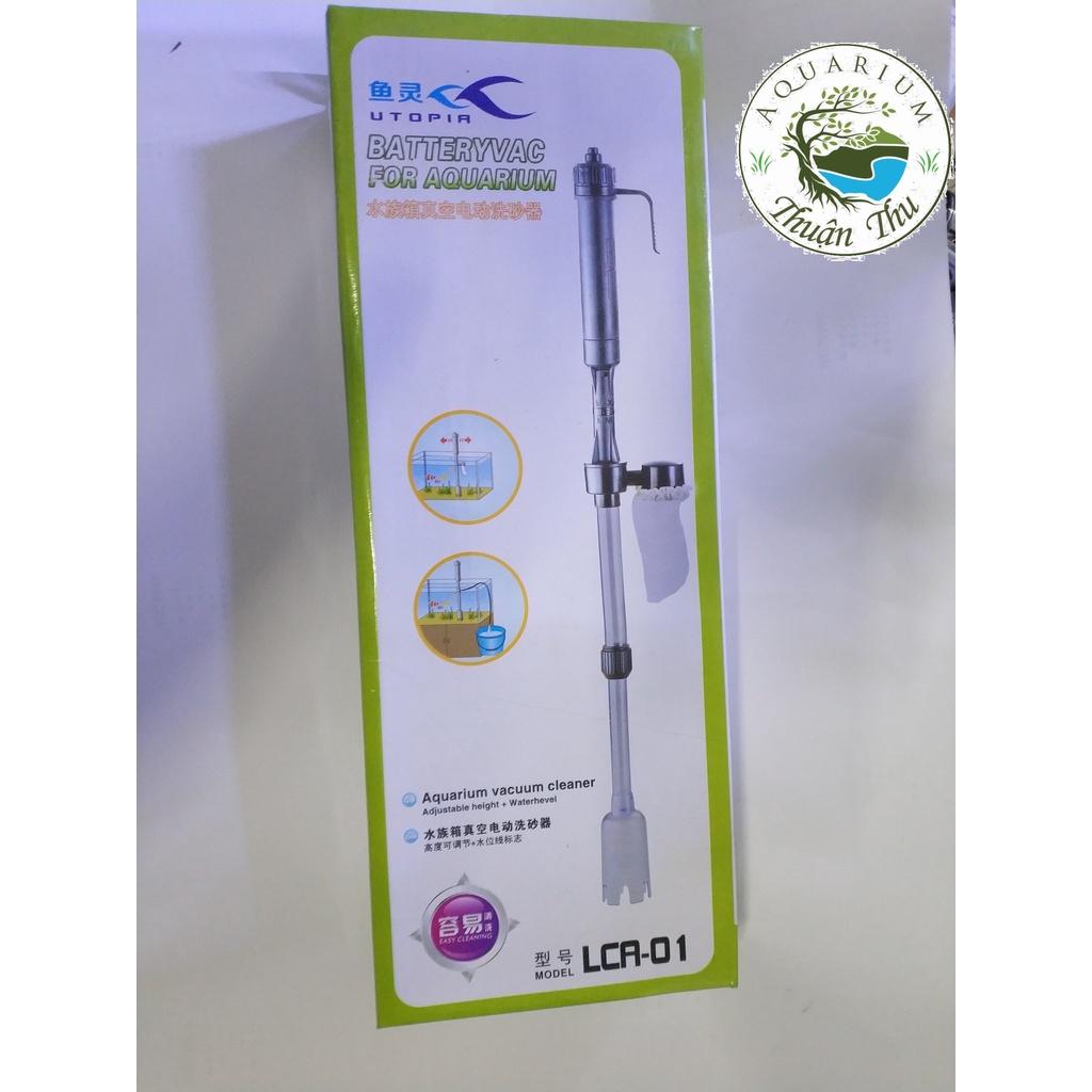 Bộ hút đáy bể cá UTOPIA LCA 01 chạy bằng pin