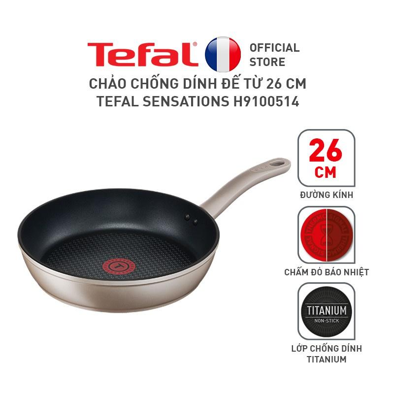 Chảo từ Rapido - Tefal 24-26-28-30cm đáy chấm_HÀNG CHÍNH HÃNG_ĐÁY CHẤM_Bảo Hành Chính Hãng 2 Năm