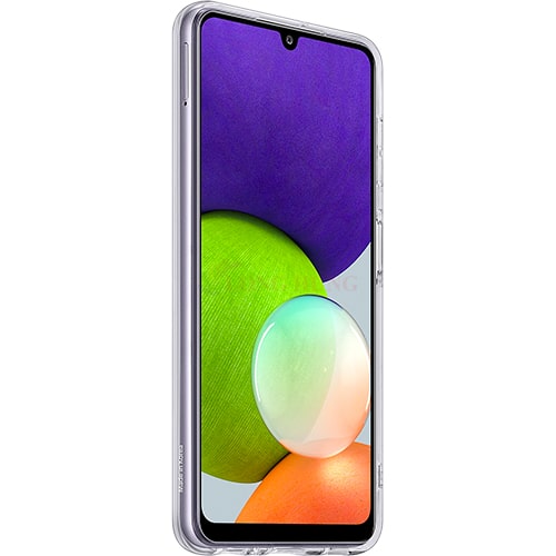 Ốp lưng nhựa dẻo Samsung Soft Clear Cover dành cho Samsung Galaxy A22 EF-QA225 - Hàng chính hãng