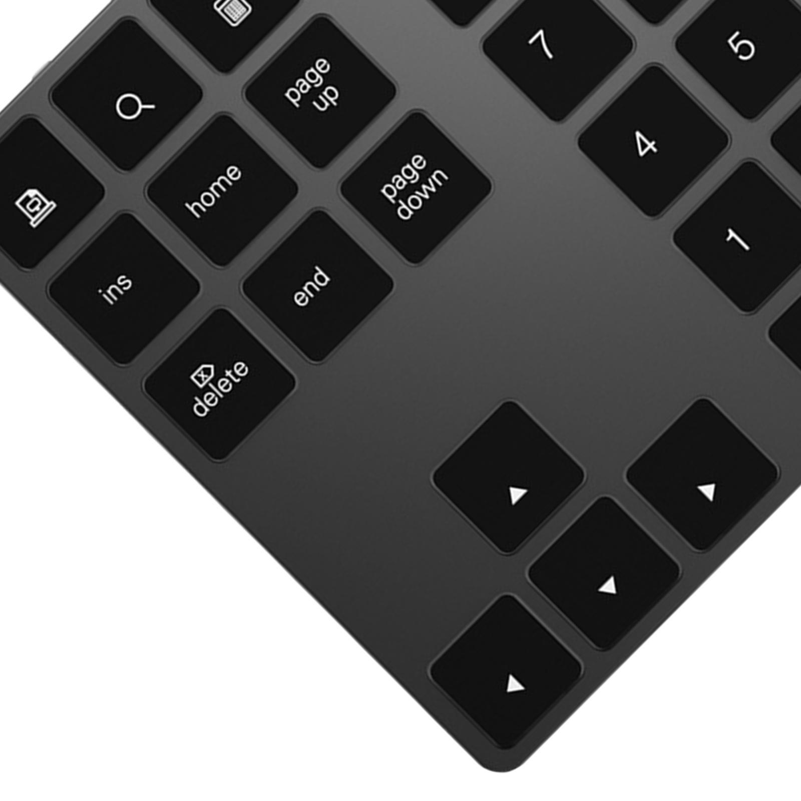 Mini Bluetooth Numeric Keypad Number Pad Accounting Wireless for PC Desktop
