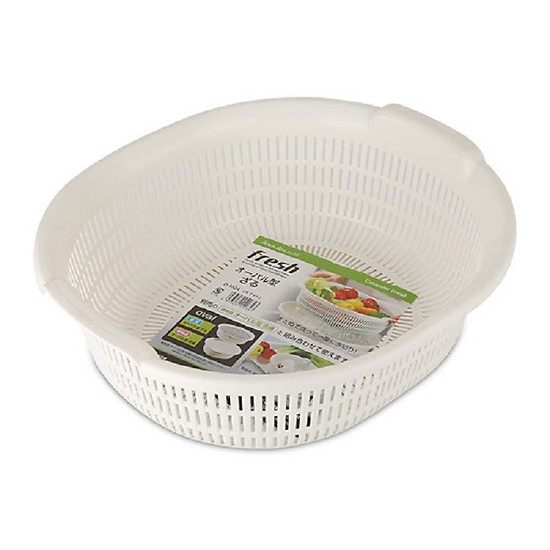 Rổ nhựa 5.3L màu trắng nội địa Nhật Bản