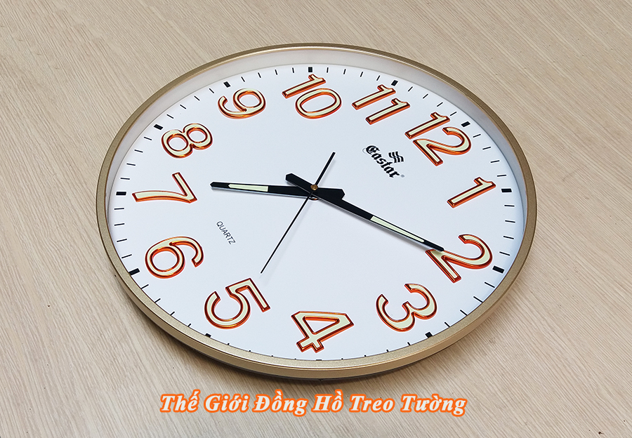 Đồng hồ Eastar Tròn Lớn – Số nổi 3D có Dạ quang – Máy kim trôi