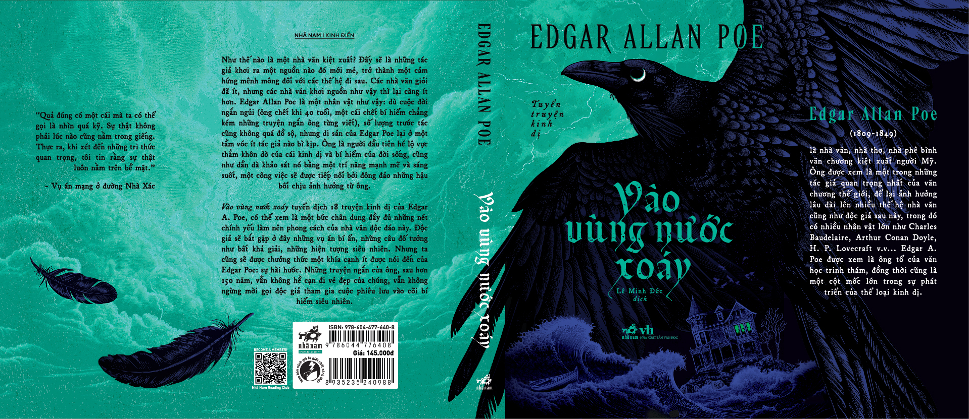 Sách - Vào vùng nước xoáy: Tuyển truyện kinh dị kinh điển (Edgar Allan Poe) (Nhã Nam Official)