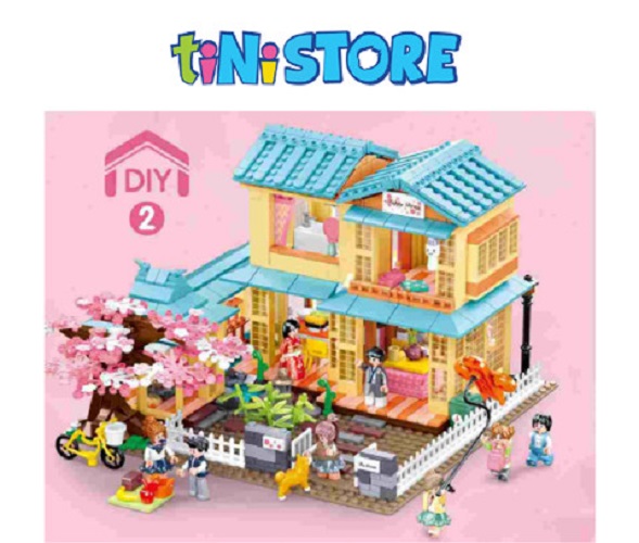TERA - ĐỒ CHƠI LẮP RÁP BIỆT THỰ HOA ANH ĐÀO TINITOY