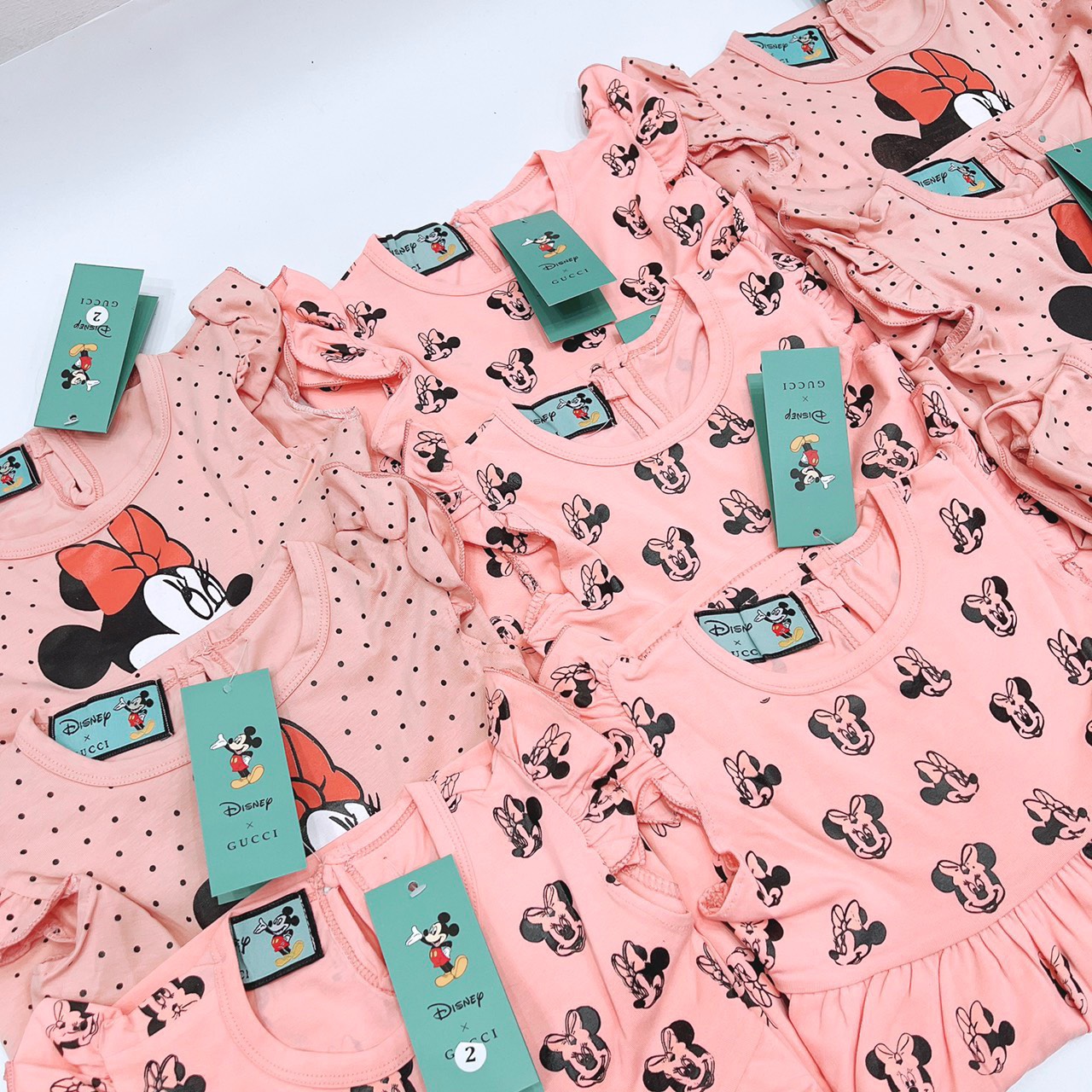 SET 2 VÁY MICKEY THUN CỘC TAY MÙA HÈ CHO BÉ GÁI SIÊU XINH, CHẤT VẢI MỊN COTTON 4C CO GIÃN XINH XẮN