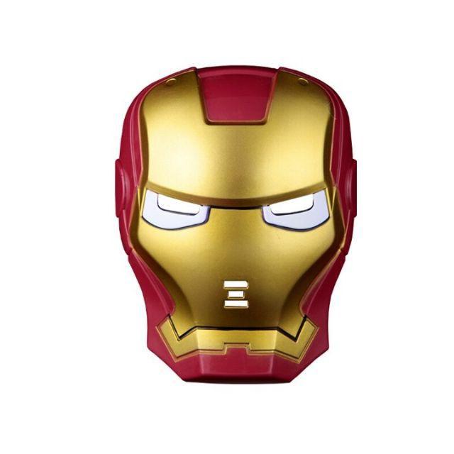 Mặt nạ siêu nhân người sắt phát sáng-Mặt nạ trung thu người sắt Iron Man có đèn có nhạc