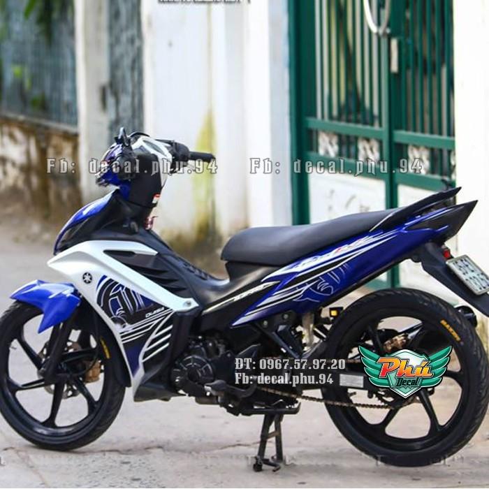 Tem rời Exciter 2011-2014 LC xanh trắng GP