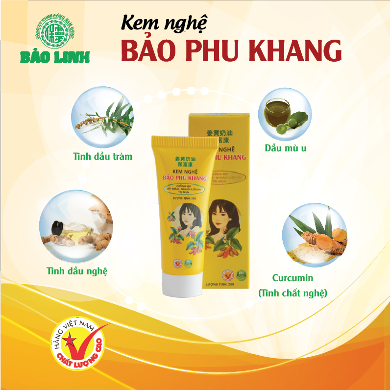 Kem Tinh Nghệ Bảo Phu Khang 20gram