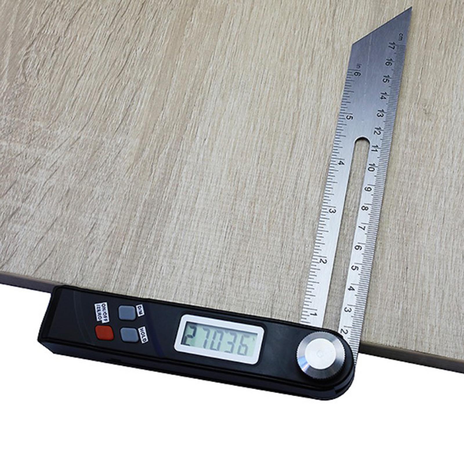 Precision Digital Angle Bevel Gauge Measuring 0-360° Horizontal Vertical