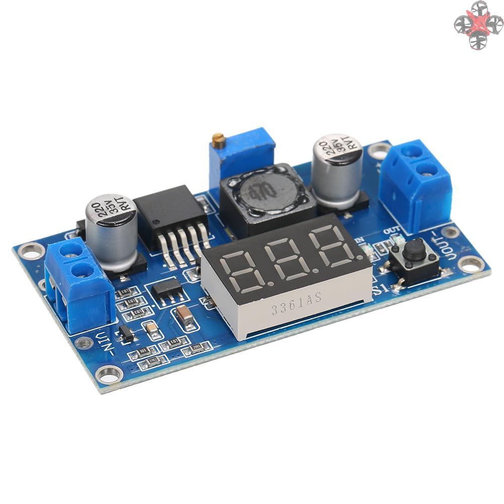 LM2596S DC-DC Step-Down Adjustable Power-Supply Module LM2596 Voltage Regulator with Digital Display 3A 5A 75W 24V to 12/5V