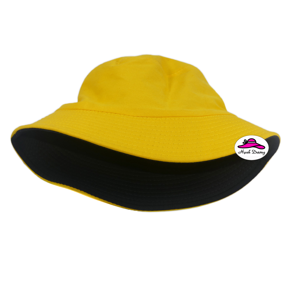 Mũ bucket trơn 2 mặt với 2 màu khác nhau, phong cách đơn giản thời trang - Hạnh Dương