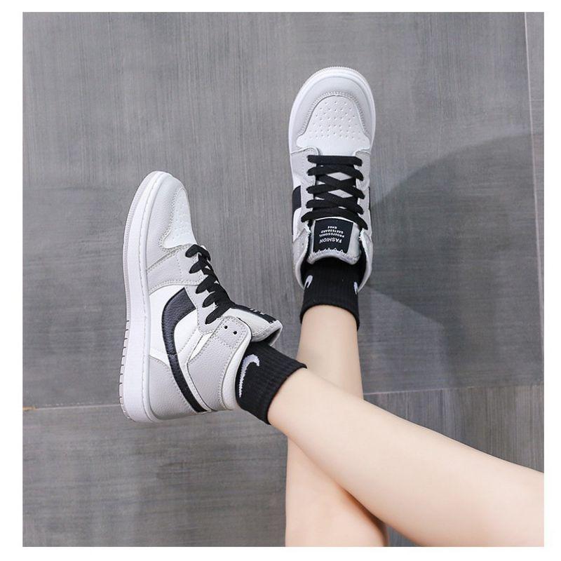 (Hàng sẵn)Giày jd nữ sneaker cổ cao hot trend full size