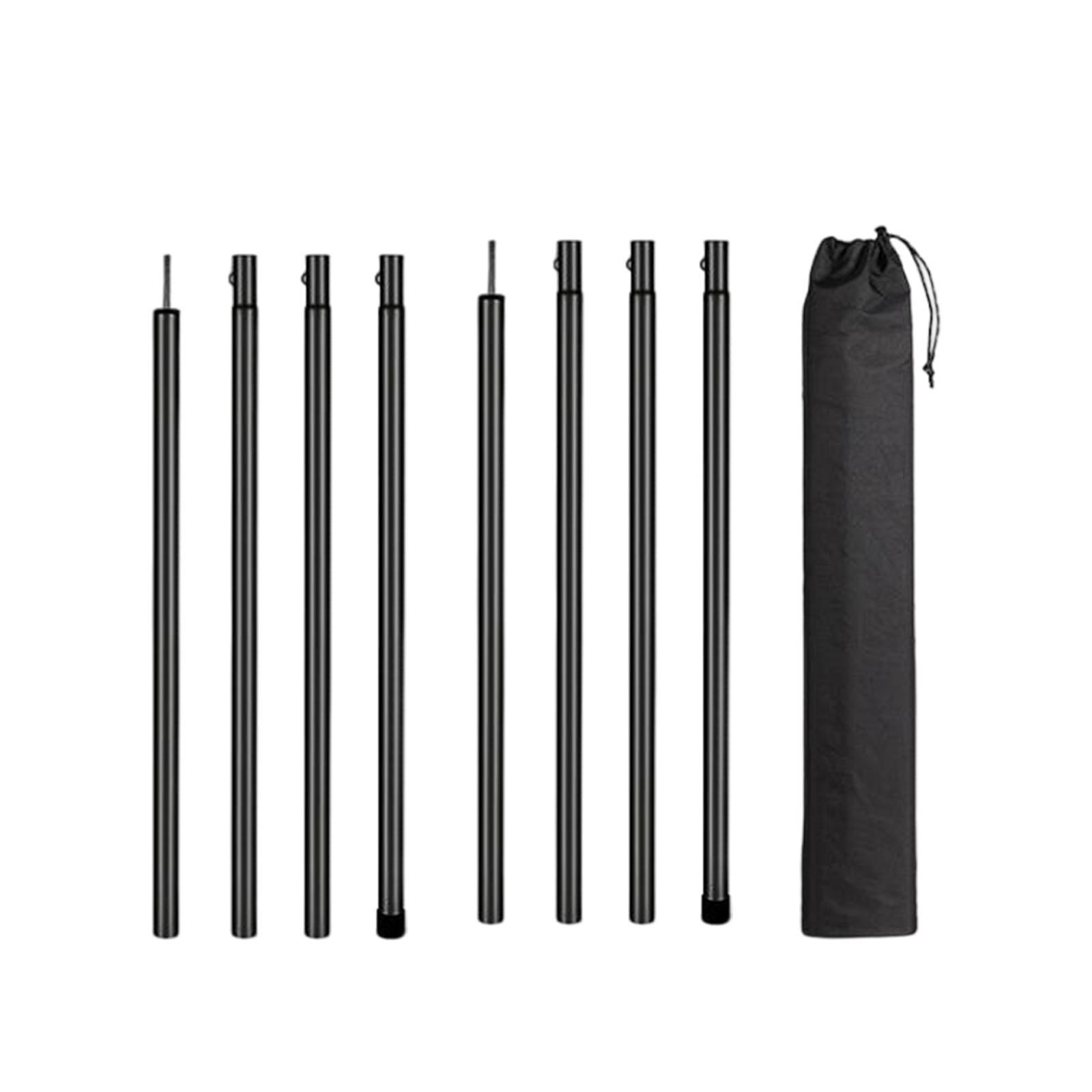 Tent Poles Canopy Pole Telescopic Tarp Poles for Tarp Camping Tent Hiking