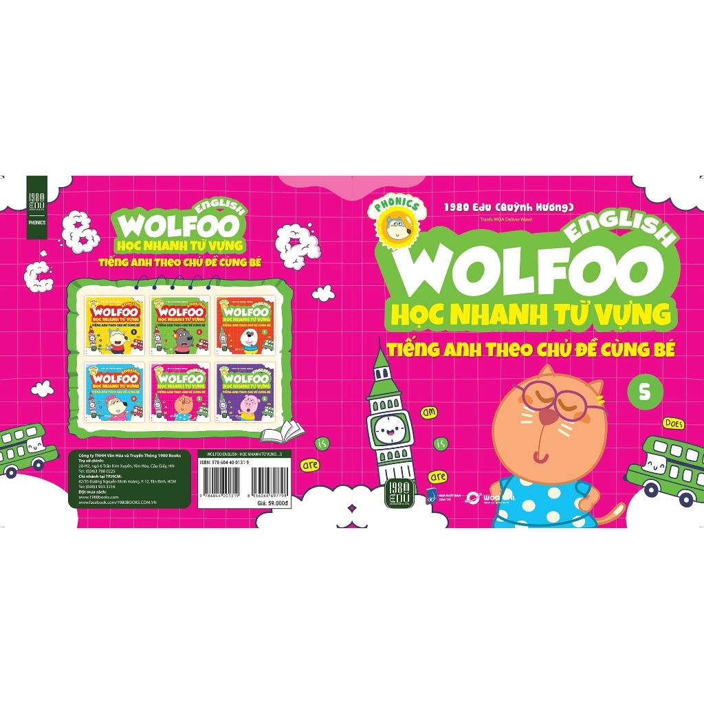 Sách - Wolfoo English – Học Nhanh Từ Vựng Tiếng Anh Theo Chủ Đề Cùng Bé 5