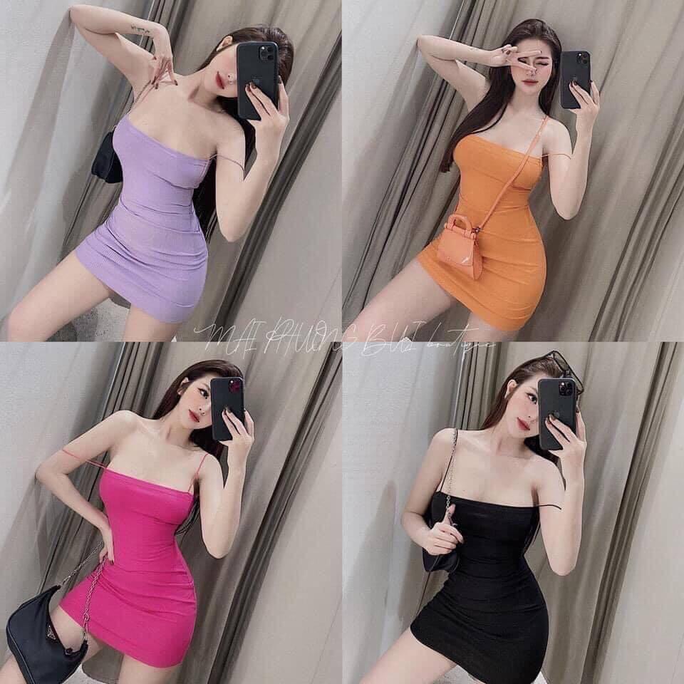 Set áo tay dài phối đầm body