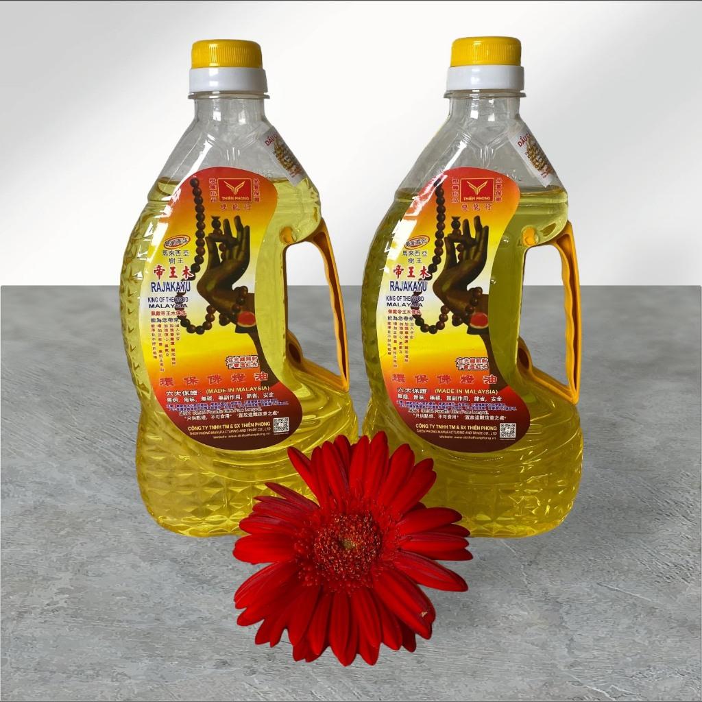 Dầu Thắp Đèn Lưu Ly RỒNG VIỆT, Dầu Đốt Đèn Thờ Cúng Không Mùi, Không Khói, Nhiều màu