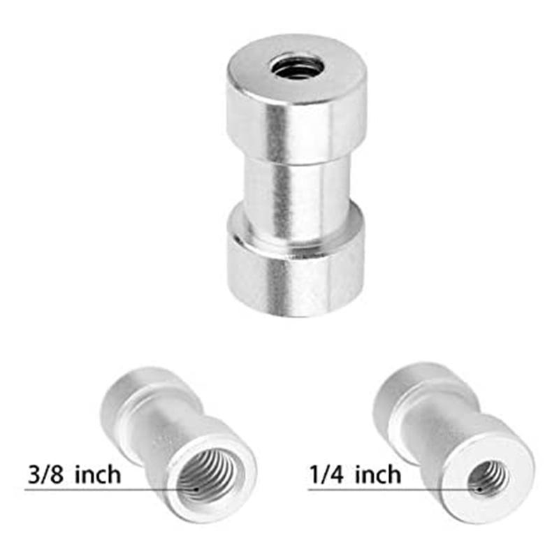 Bộ 20 Ốc Vít 1 / 4 &quot;3 / 8&quot; Hai Đầu Gắn Giá Đỡ Máy Ảnh Slr