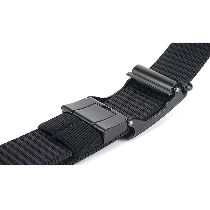Thắt lưng lính, thắt lưng nam, thắt lưng vải bố mặt thép khoá tự động Arm-1273