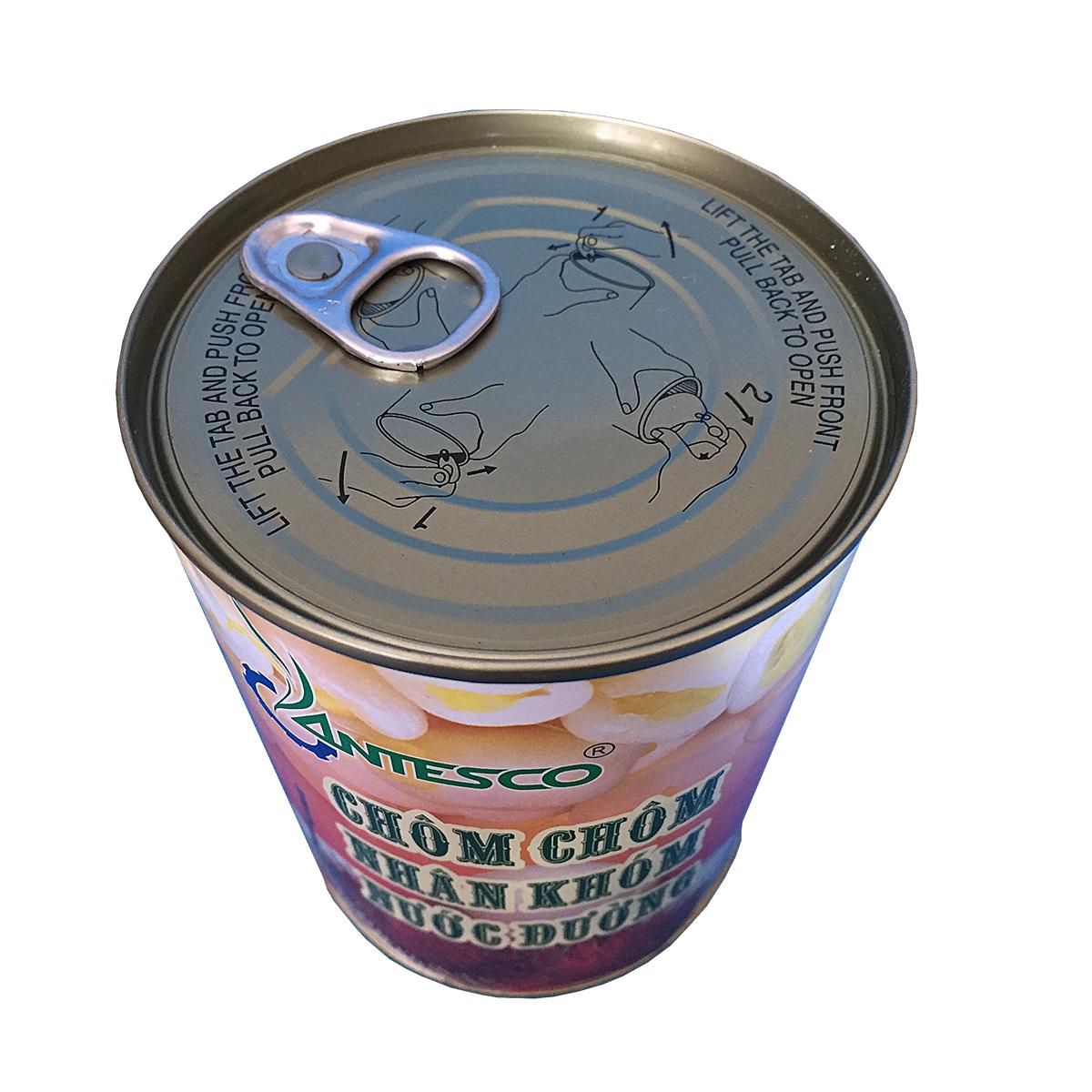 Chôm chôm nhân khớm nước đường - Chôm chôm đóng hộp - Chôm chôm đóng lon - Nước trái cây giải khát - Thương hiệu Antesco