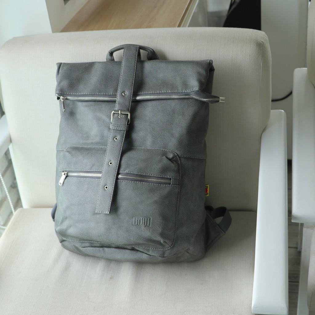 Balo nắp gập nam nữ, unisex đi phượt, du lịch, balo laptop cá tính tiện lợi - BOM