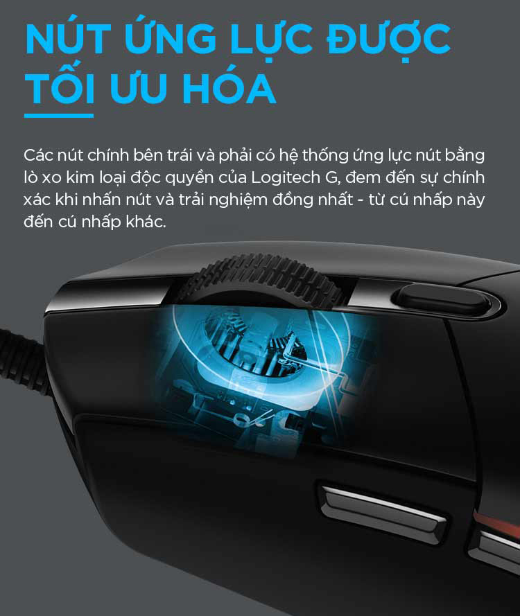 Chuột Gaming Logitech G102 Gen 2 Lightsync - Hàng Chính Hãng