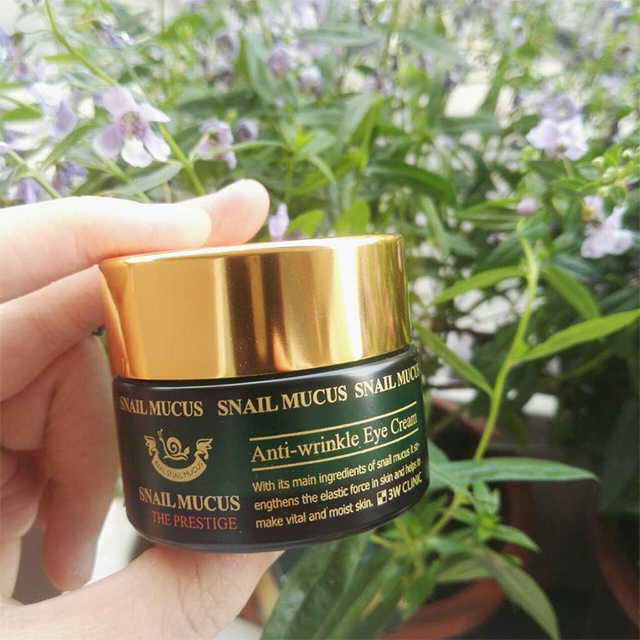 Kem Dưỡng Da Vùng Mắt Tinh Chất Ốc Sên 3W Clinic Snail Mucus Anti Wrinkle Eye Cream 30ml