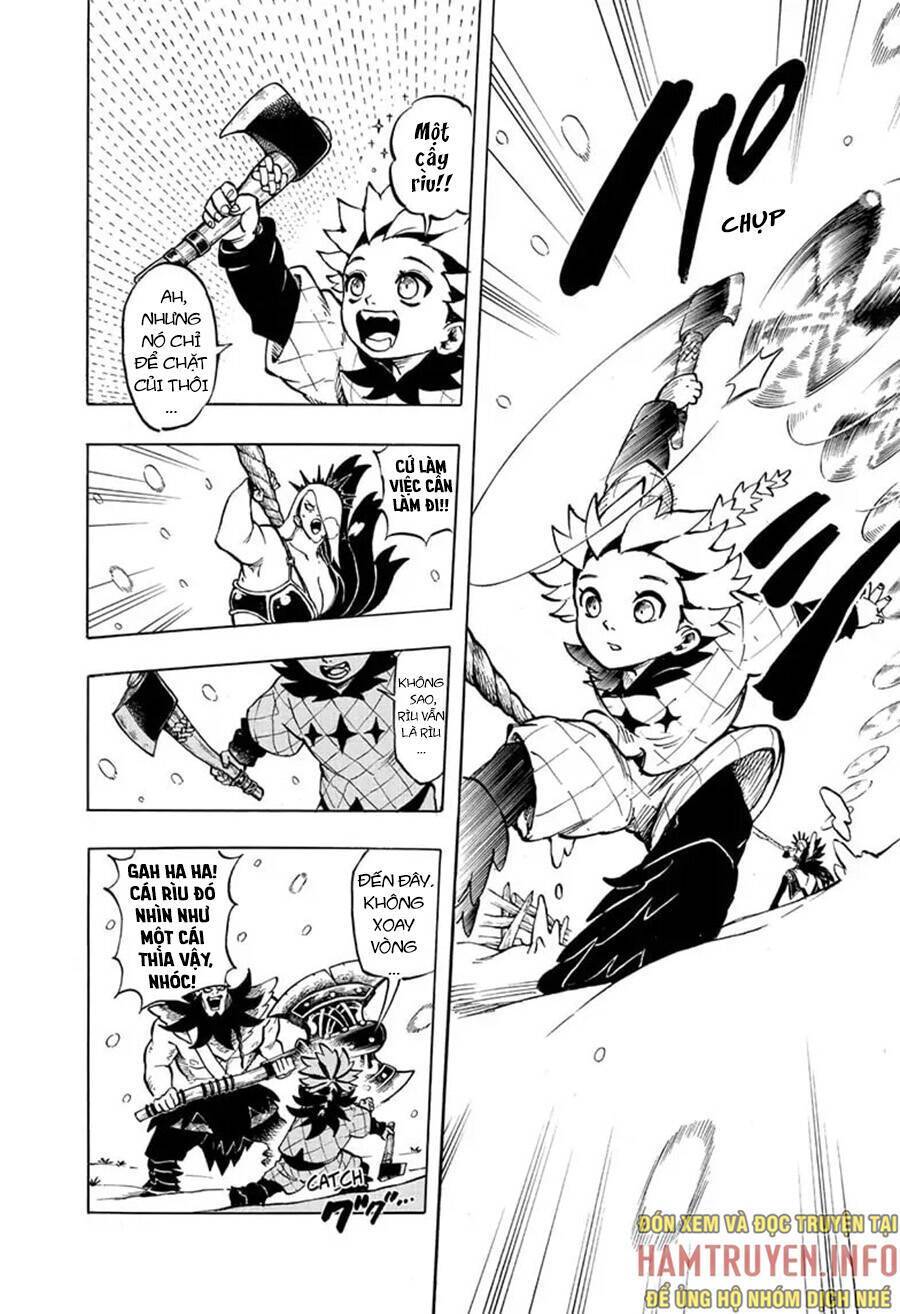 gill: "không ai có thể đánh bại ta khi ta dùng rìu!" chapter 1 14