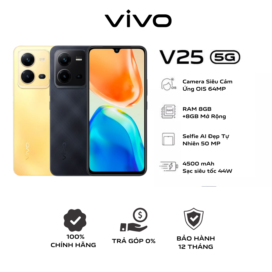 Điện Thoại Vivo V25 5G 2022 (8GB/128GB) - Hàng Chính Hãng