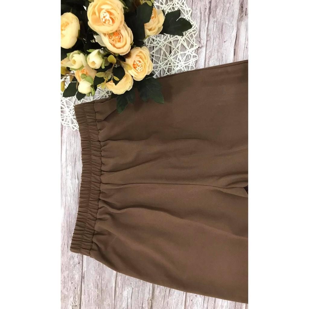 QUẦN BAGGY BO ỐNG MỚI NHẤT 2020