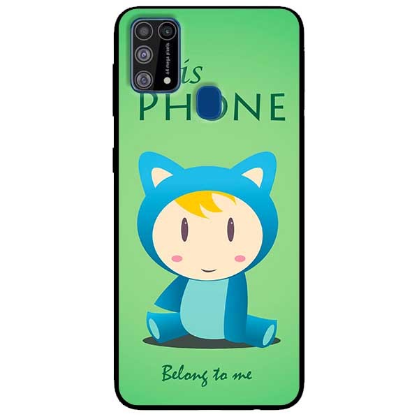 Ốp lưng dành cho Samsung Galaxy M31 mẫu Mèo Xanh