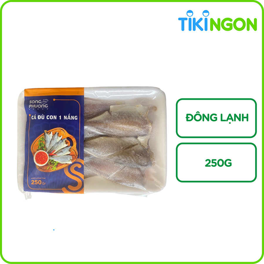 Cá Đù Con 1 Nắng Đông Lạnh Song Phương 250gr
