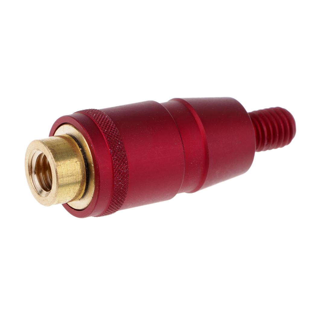 2xFishing Landing Net Connector Head Screw Net Rod Quick Release Adapter Red