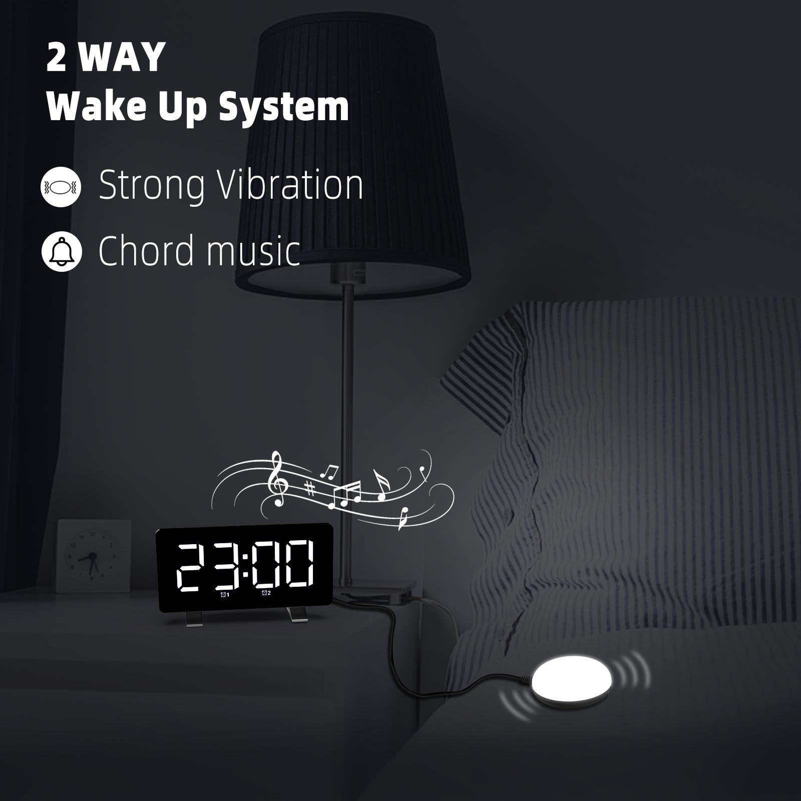 Digital Clock LED with USB Port for Bedroom