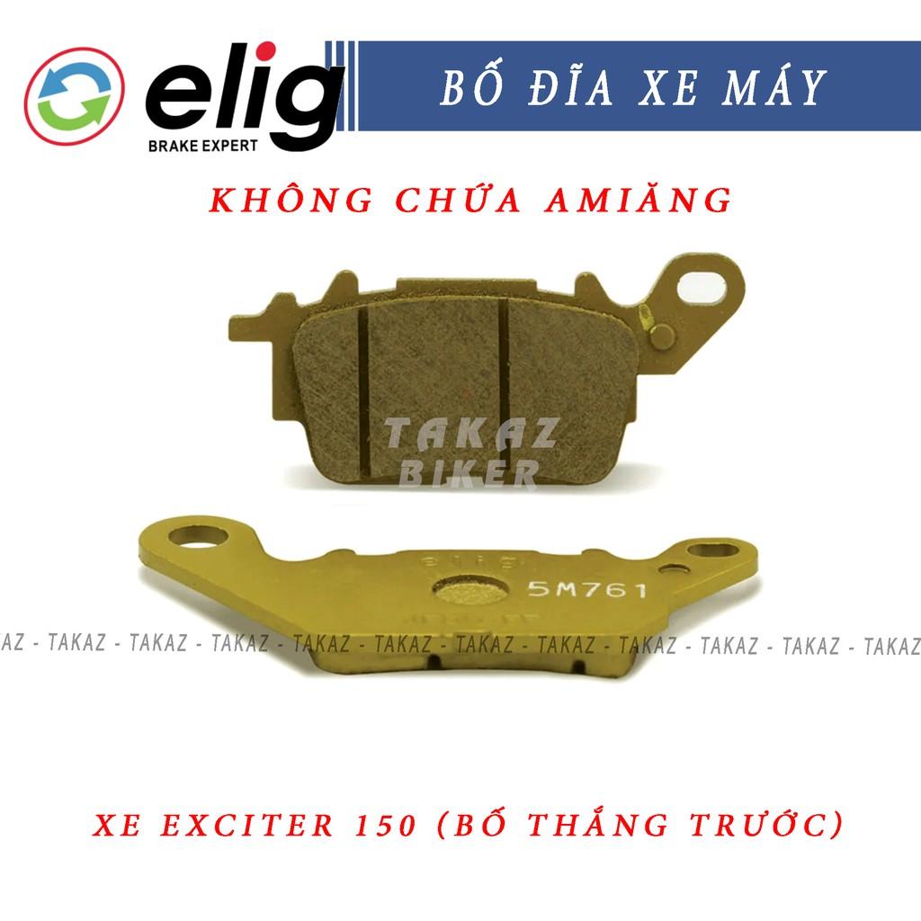 Bố thắng , má phanh dĩa Elig Sirius R, Exciter 135 , Fz150