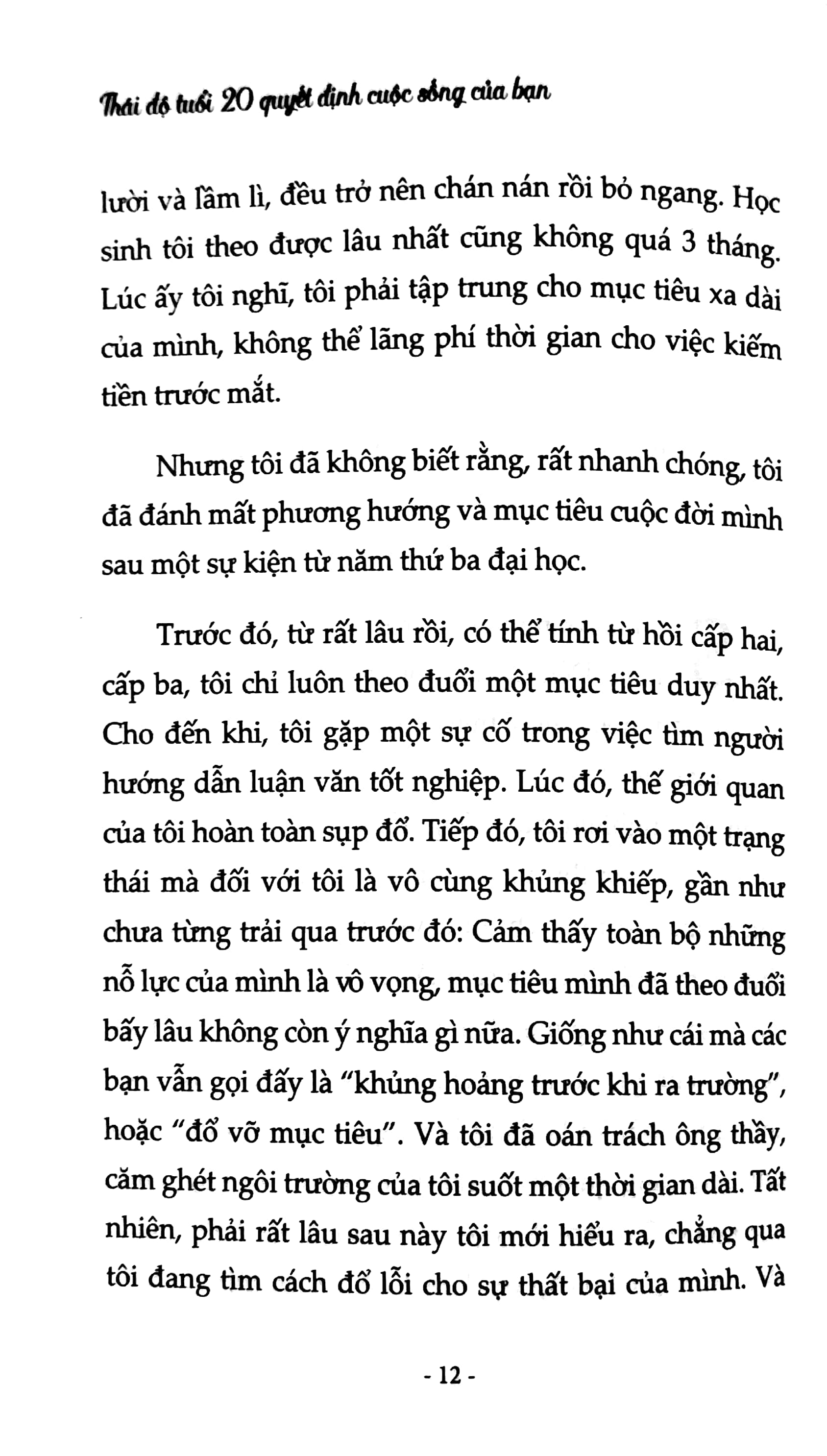 Thái Độ Tuổi 20 Quyết Định Cuộc Sống Của Bạn (ĐT)